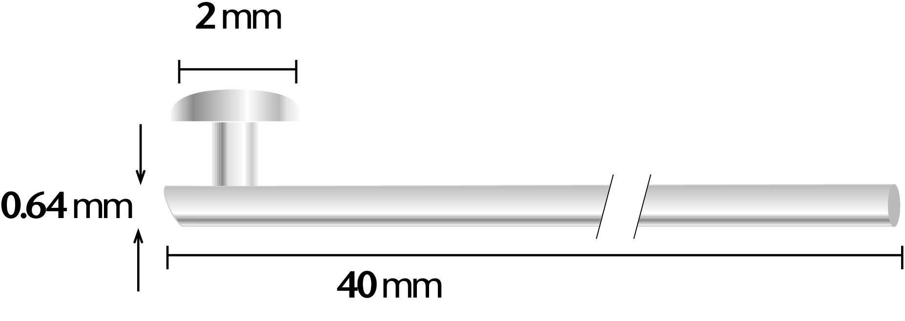 Illustration showing a stent end inserted into a lacrimal duct